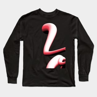 Love - Typography Calligraphy Lettering Art Long Sleeve T-Shirt